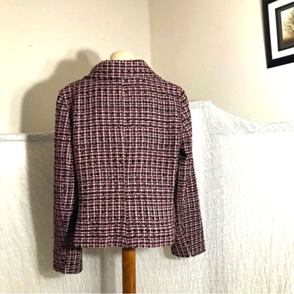 Talbots Reddish Tweed Jacket Size XL - Picture 7 of 8
